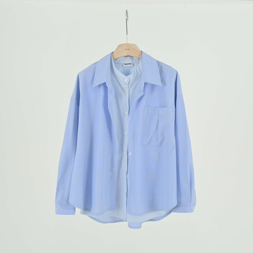 RUMBA東大門實拍女裝新款休閑推薦26春季人氣時尚襯衫蕾絲衫RUMBA襯衫/蕾絲衫