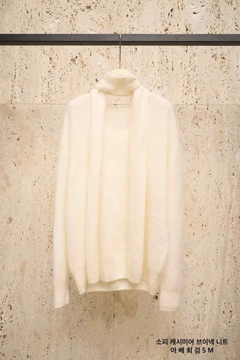 BLOSSOM韓國直郵女士新款休閑職業熱賣針織衫含圍巾V領羊絨BLOSSOM針織衫