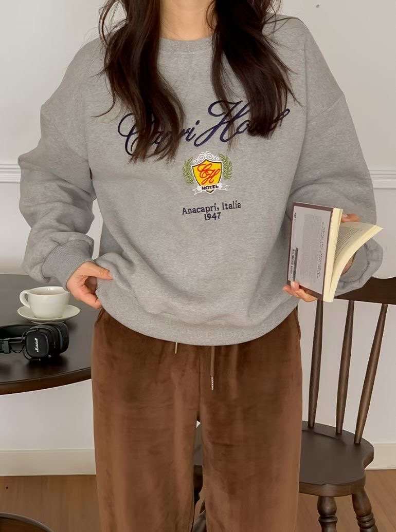 BLUSHER東大門代購女裝新品26春夏職業休閑時尚熱賣真品衛衣BLUSHER衛衣