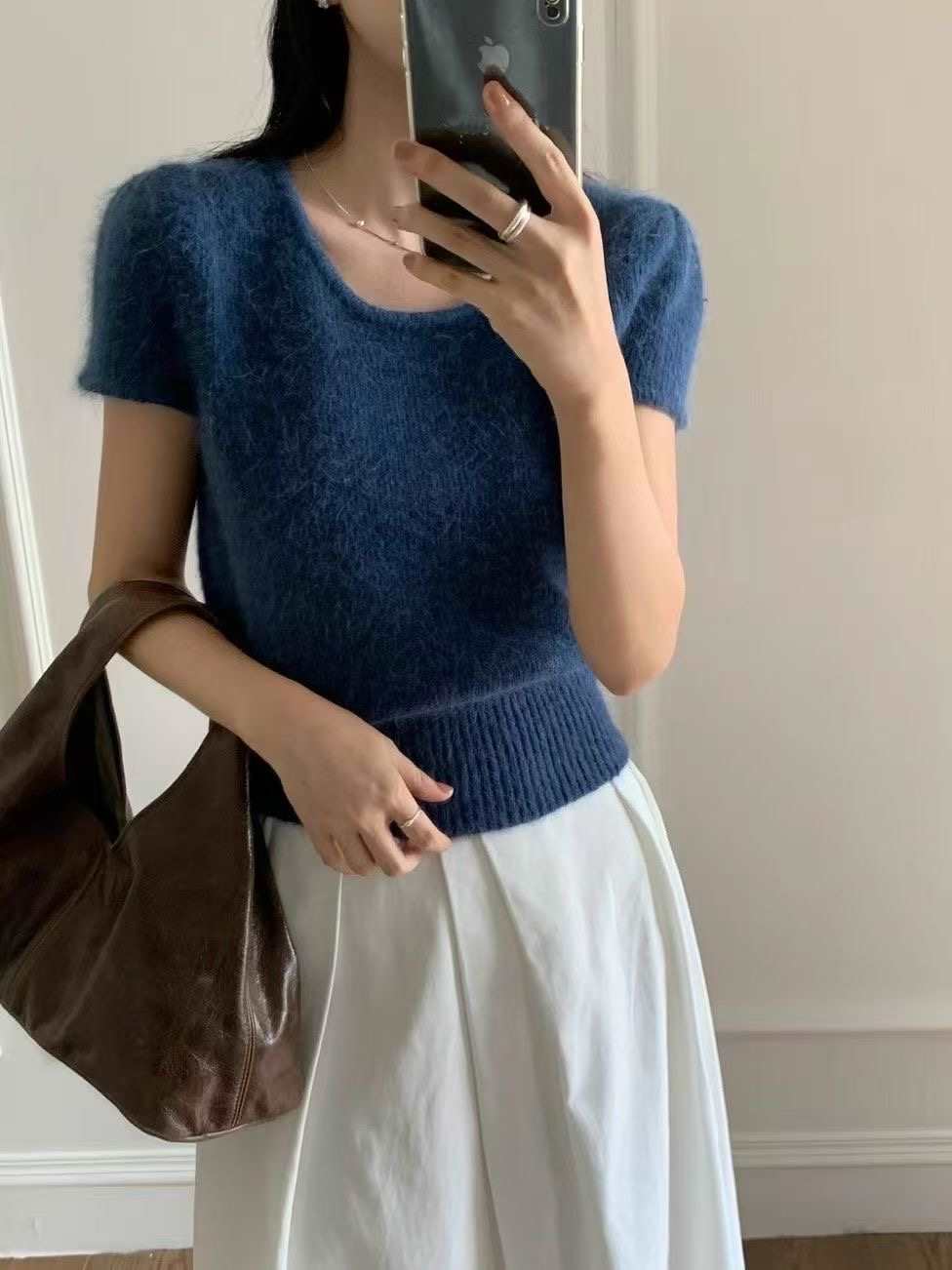 BLUSHER東大門實拍女裝新款休閑真品熱賣職業26春夏針織衫BLUSHER針織衫