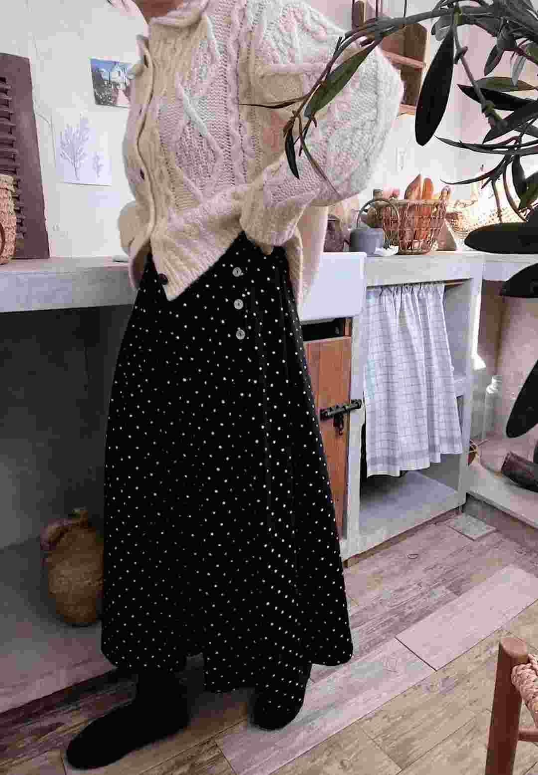 LAGRASS韓國直郵女裝新款真品時尚職業人氣推薦休閑長裙復古LAGRASS長裙