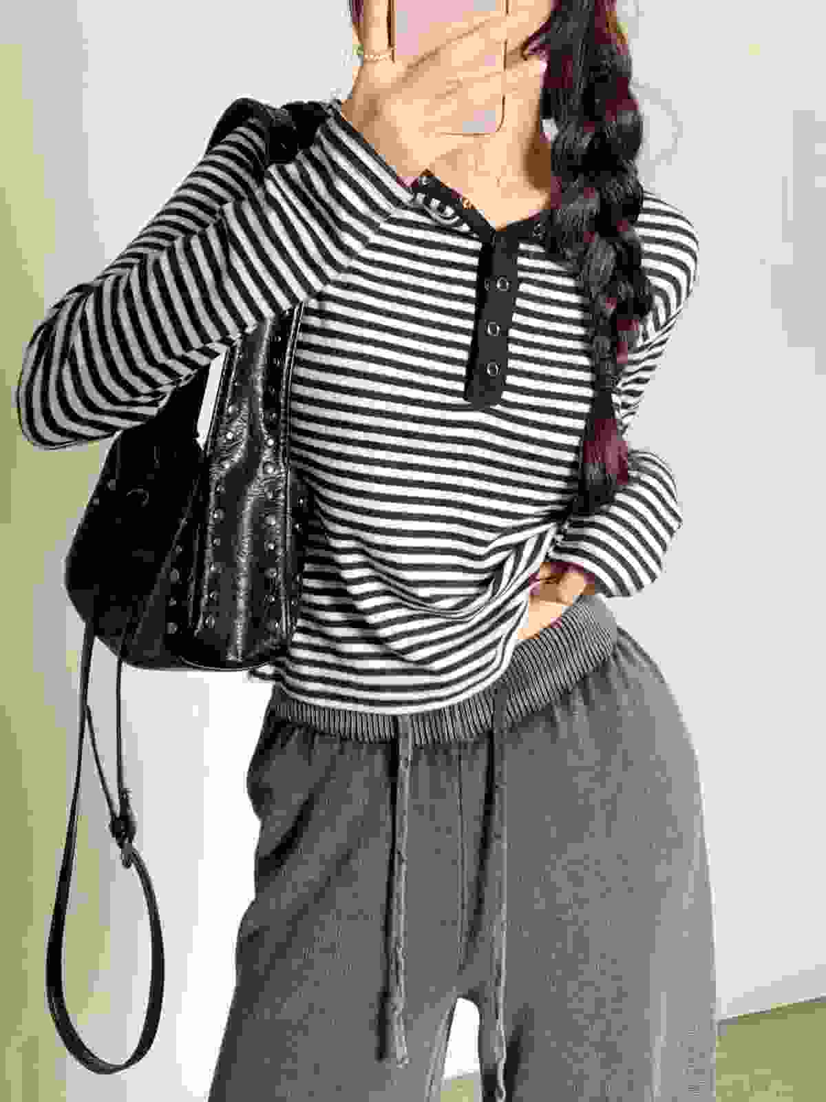 BLUSHER韓國代購女士新品職業熱賣推薦人氣時尚真品長袖T恤BLUSHER長袖T恤