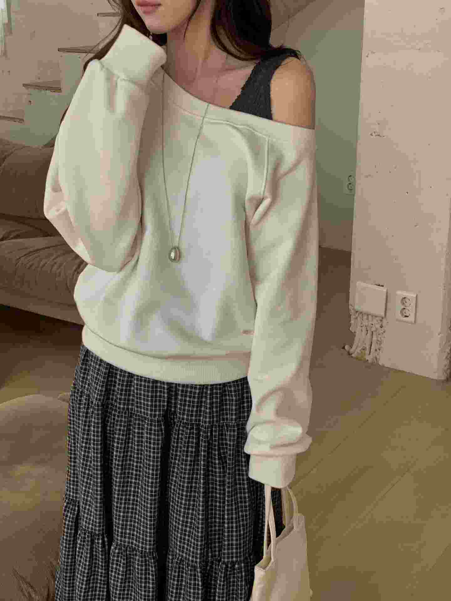 MIELLE-미엘르-OT韓國代購女士新款職業休閑真品熱賣衛衣MIELLE-미엘르-OT衛衣