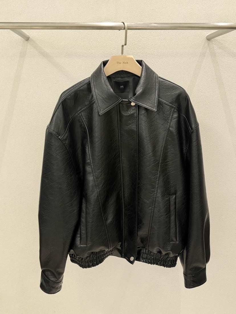 NOB東大門直郵女裝新款休閑推薦時尚人氣26春夏真品皮衣皮革NOB皮衣