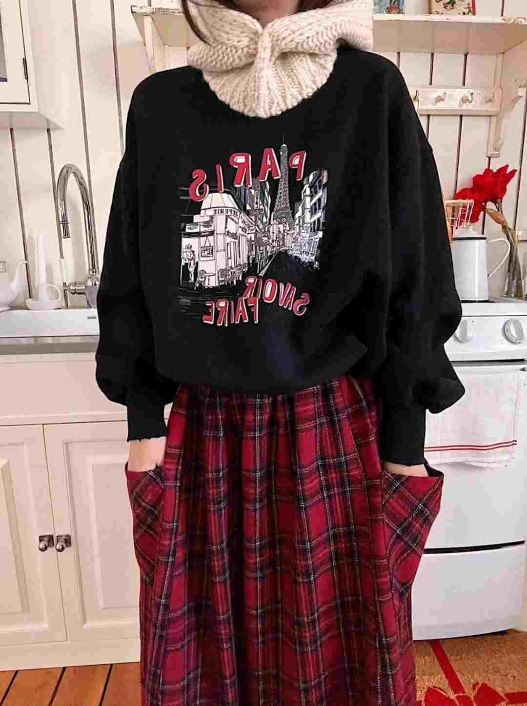 LAGRASS東大門實拍女裝新款推薦職業時尚熱賣衛衣不含圍巾LAGRASS衛衣