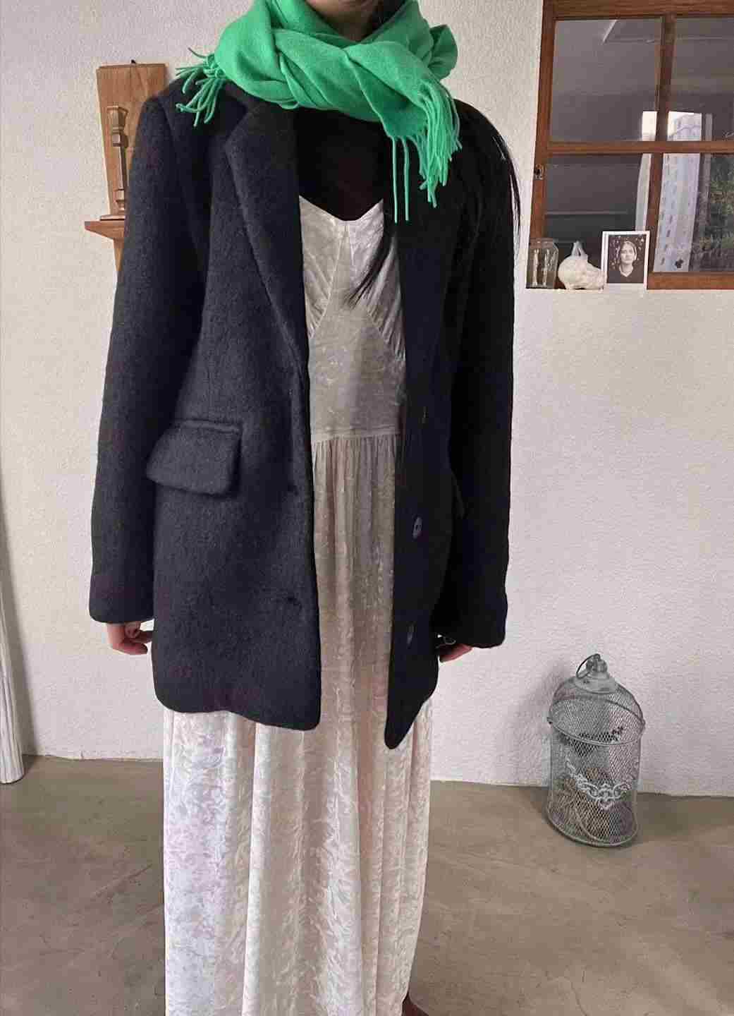 LAGRASS韓國直郵女裝新款熱賣真品26春夏中長款大衣不含圍巾LAGRASS中長款大衣