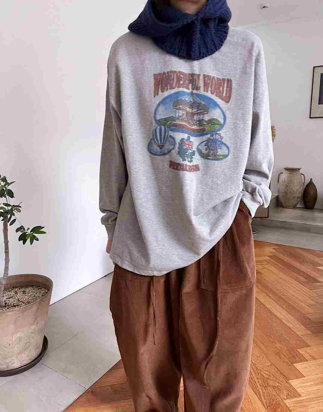 LAGRASS東大門代購女士新品真品推薦熱賣26春夏職業長袖T恤LAGRASS長袖T恤