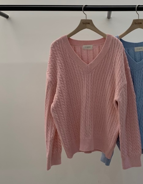 LA CREME韓國代購女裝新品26春夏推薦人氣職業熱賣針織衫LA CREME針織衫