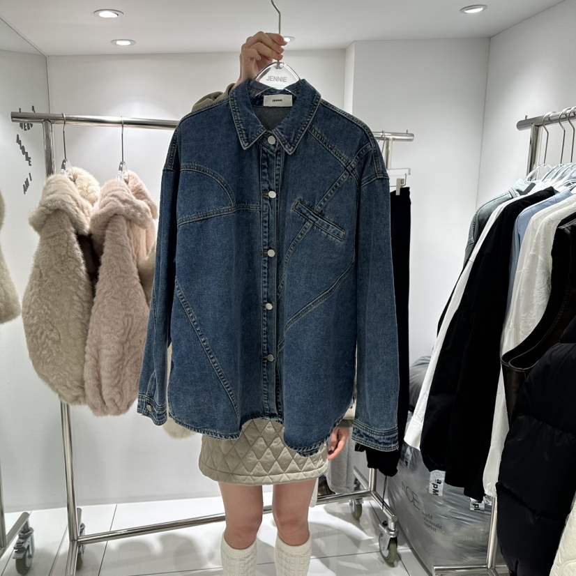 JENNIE韓國代購女裝新款真品人氣推薦休閑職業襯衫蕾絲衫JENNIE/VENEFIT襯衫/蕾絲衫