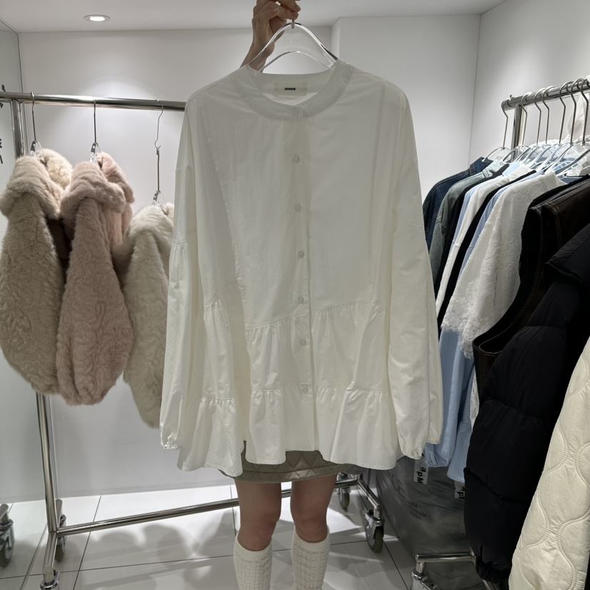 JENNIE東大門直郵女裝新款真品休閑推薦26春夏襯衫蕾絲衫JENNIE/VENEFIT襯衫/蕾絲衫
