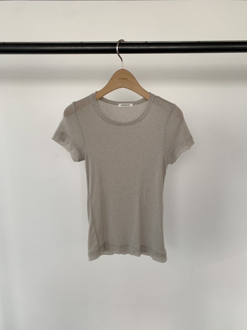 UNDERSON東大門實拍女士新款26春夏職業熱賣推薦人氣休閑T恤UNDERSONT恤