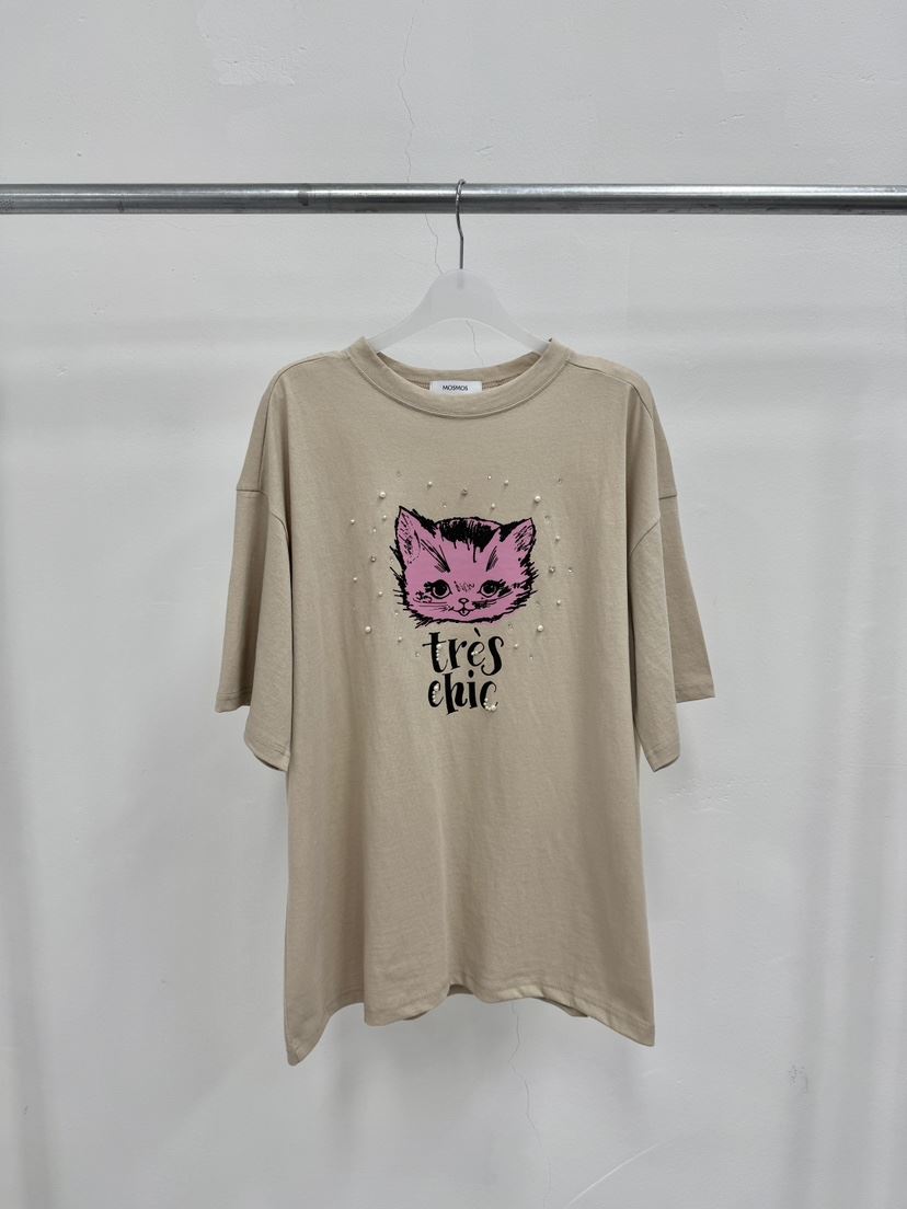 MOSMOS東大門實拍女裝新品推薦熱賣休閑時尚人氣26春夏T恤MOSMOST恤