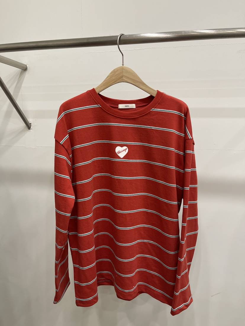 FIFTY東大門實拍女士新款休閑真品時尚職業熱賣26春夏長袖T恤FIFTY長袖T恤