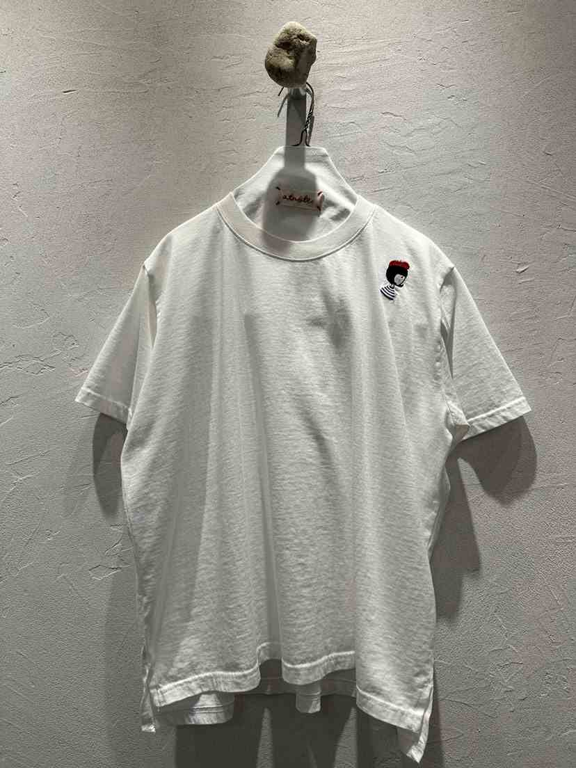 AT NOTE韓國代購女裝新品時尚26春夏真品休閑T恤刺繡貝雷AT NOTET恤