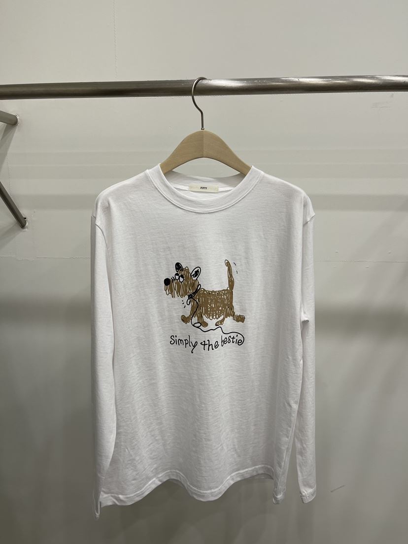 FIFTY東大門實拍女裝新款休閑職業人氣熱賣26春夏長袖T恤FIFTY長袖T恤