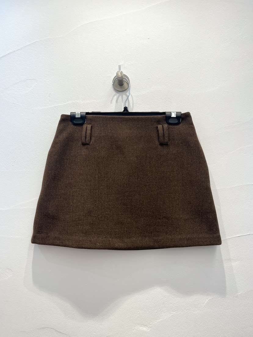 BROWN PAPER-S韓國代購女裝新品職業26春夏人氣短裙羊毛BROWN PAPER-S短裙