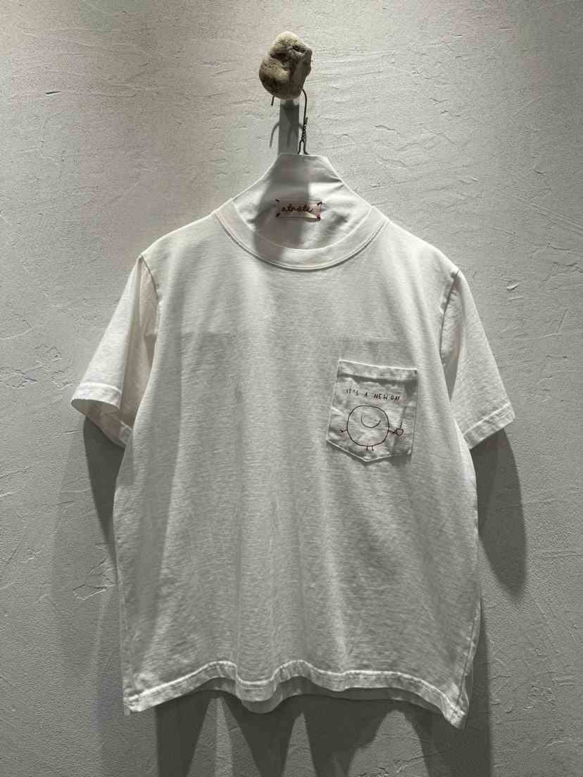 AT NOTE韓國代購女裝新款熱賣推薦26春夏真品職業T恤口袋AT NOTET恤