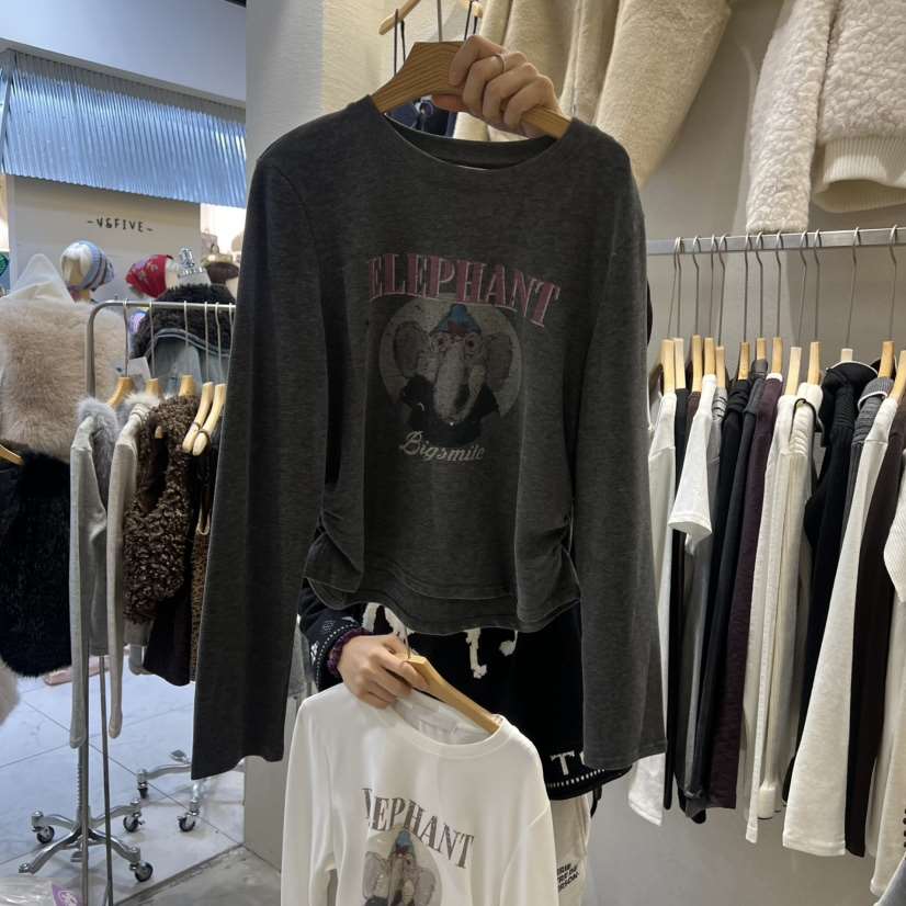 HIPTIQUE東大門直郵女裝新款人氣推薦26春季休閑時尚長袖T恤HIPTIQUE長袖T恤