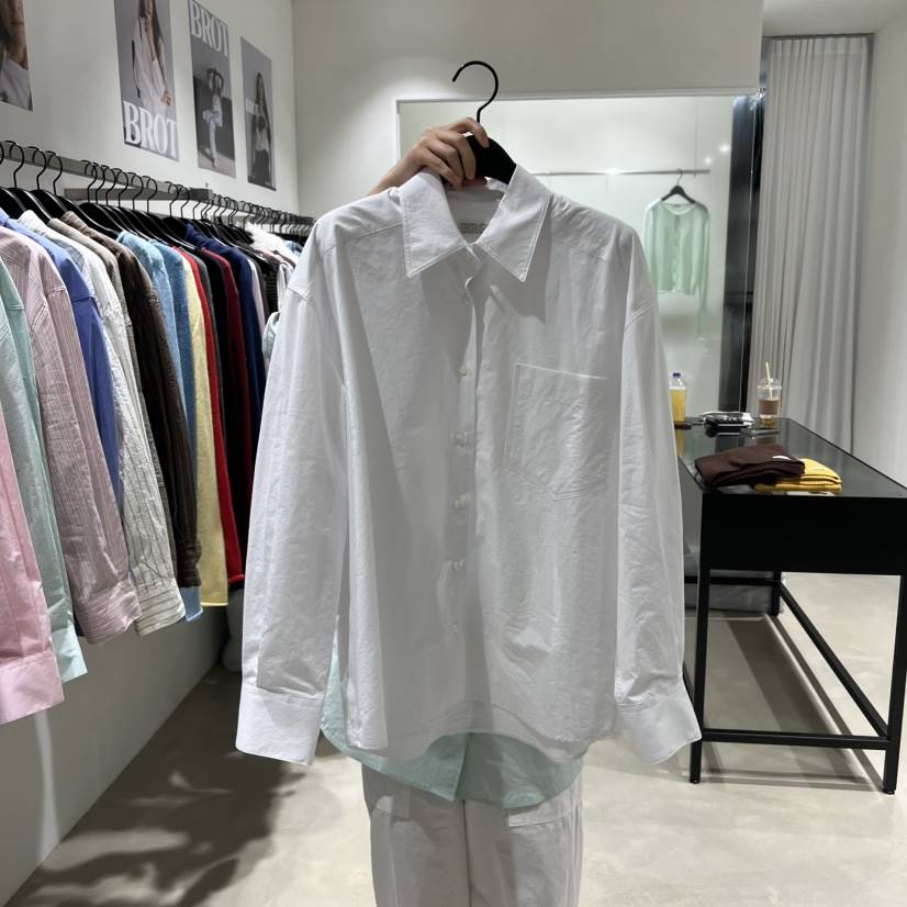 BROT東大門實拍女士新款熱賣推薦人氣26春季職業襯衫蕾絲衫BROT襯衫/蕾絲衫