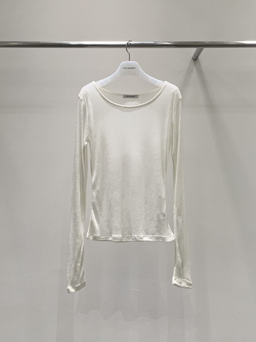 LOVE MOMENT東大門代購女士新款26春季時尚人氣職業長袖T恤LOVE MOMENT長袖T恤