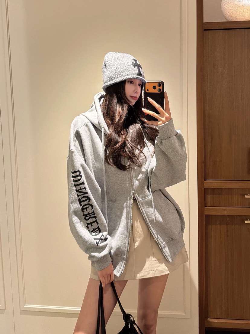 CLOTH東大門實拍女士新品職業人氣26春季時尚夾克連帽拉鏈衫CLOTH夾克