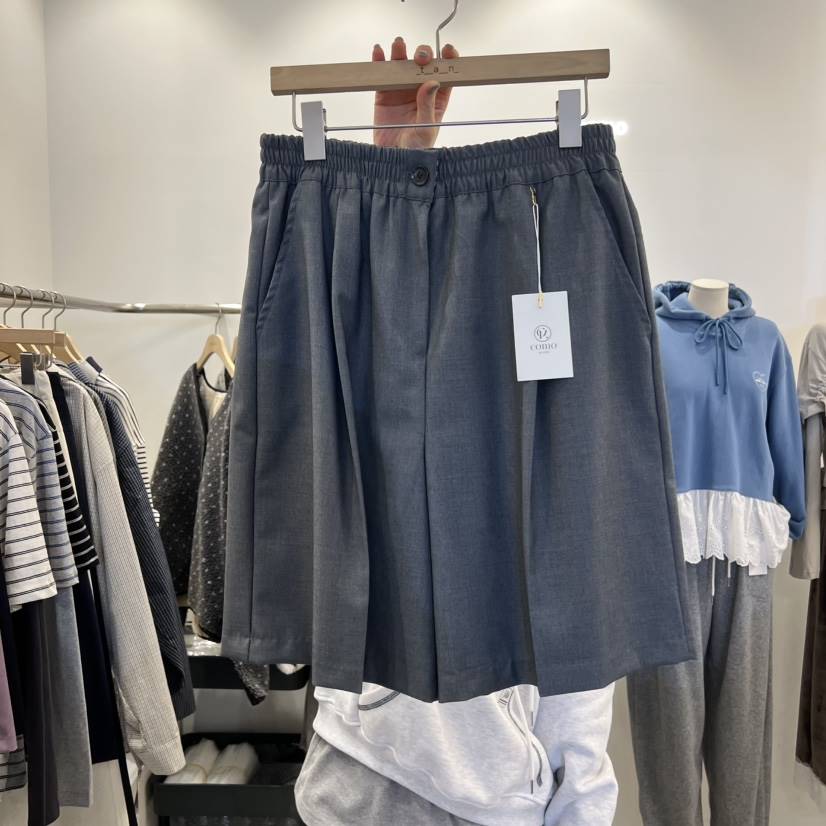 TAN&amp;COMO韓國直郵女士新款職業真品熱賣人氣休閑短褲tan-COMO短褲