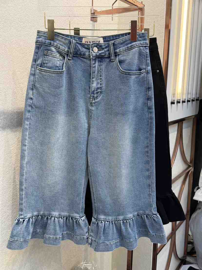 SYMBOL東大門代購女士新款休閑推薦26春夏職業人氣短褲褶皺SYMBOL短褲