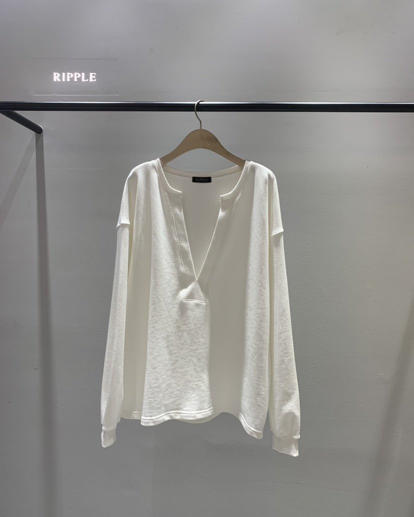 RIPPLE-P東大門實拍女裝新品推薦真品人氣26春夏休閑衛衣RIPPLE-P衛衣