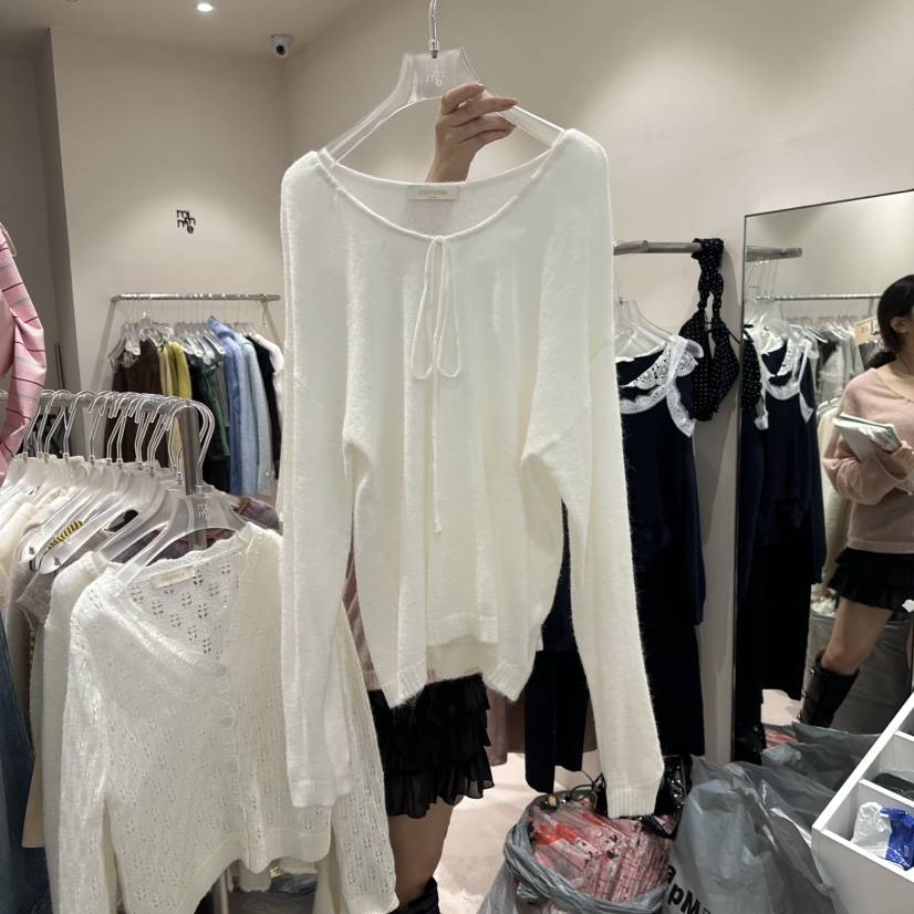 MIMME/LOOKK韓國直郵女士新品真品休閑熱賣針織衫馬海毛MIMME/LOOKK針織衫