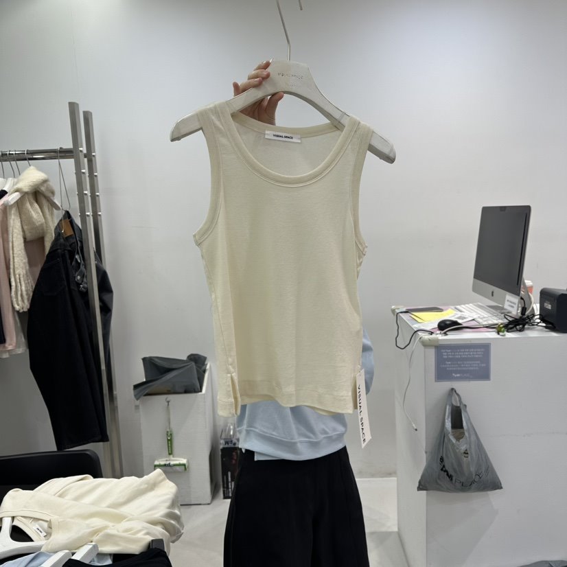 VISUAL SPACE東大門代購女士新品時尚人氣職業吊帶背心棉VISUAL SPACE吊帶/背心