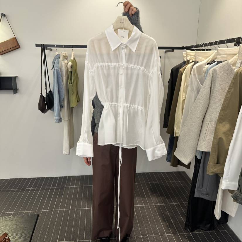 FIND-P東大門實拍女士新品推薦休閑職業26春夏襯衫蕾絲衫FIND-P襯衫/蕾絲衫