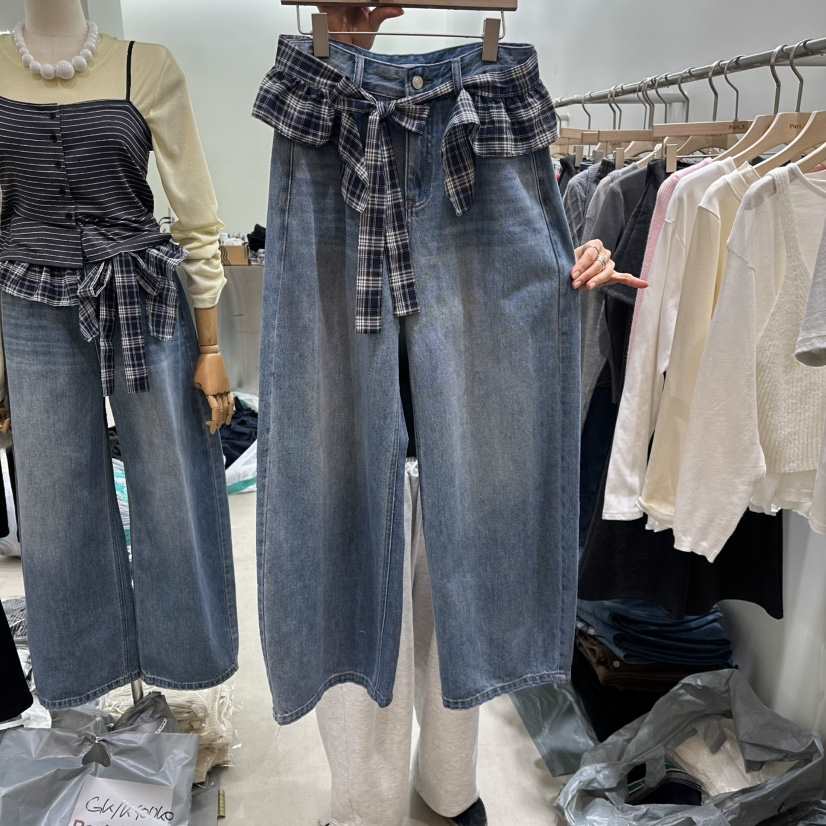 PART3韓國直郵女士新品熱賣26春夏職業真品時尚休閑牛仔褲Part.3牛仔褲