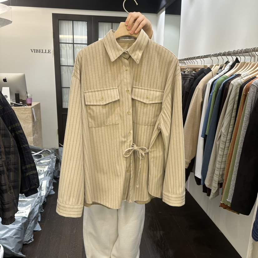 VIBELLE韓國代購女裝新款休閑26春夏推薦時尚熱賣襯衫蕾絲衫VIBELLE襯衫/蕾絲衫