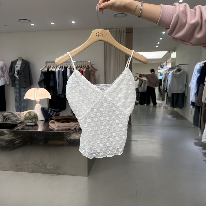 VAULT東大門直郵女裝新款26春夏人氣職業休閑吊帶背心蕾絲VAULT吊帶/背心
