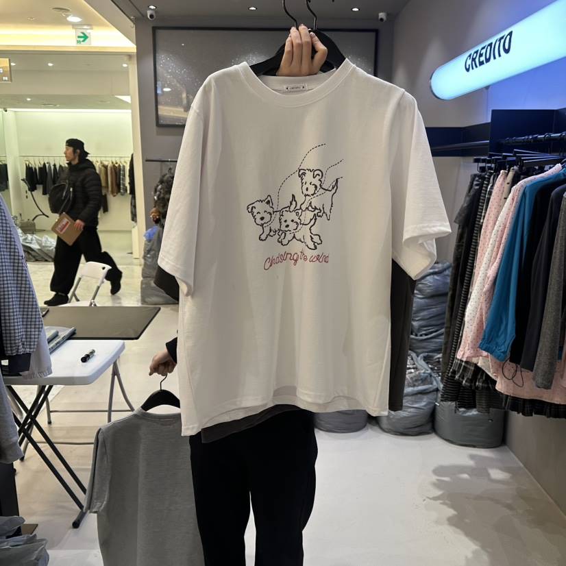 CREDITO東大門實拍女士新款時尚26春夏推薦休閑人氣職業T恤CREDITOT恤