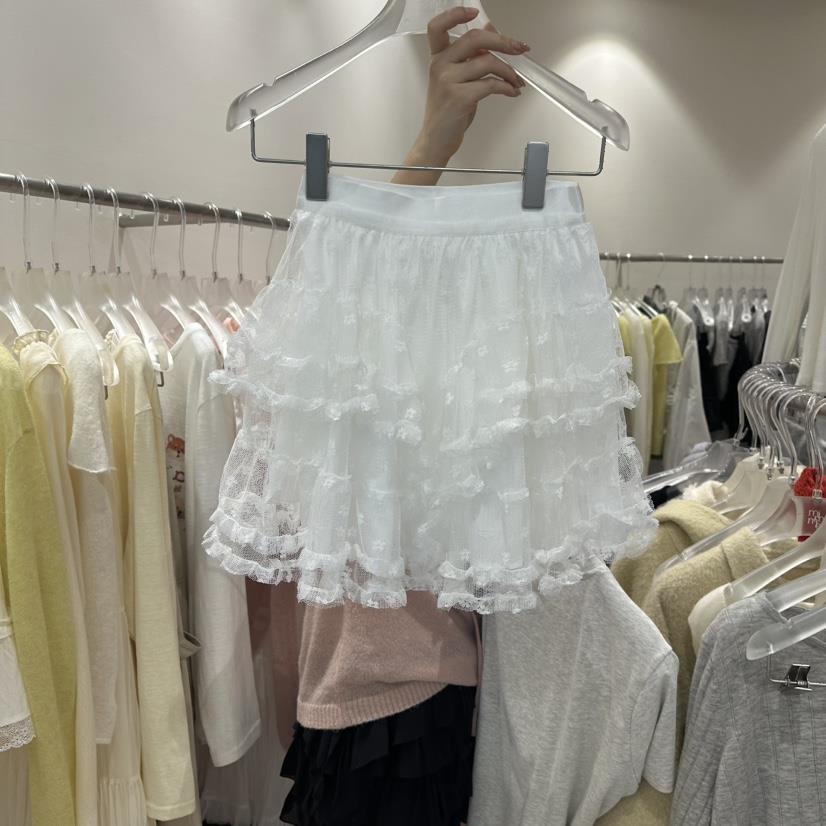 MIMME/LOOKK韓國直郵女士新品休閑推薦真品人氣短裙荷葉邊MIMME/LOOKK短裙