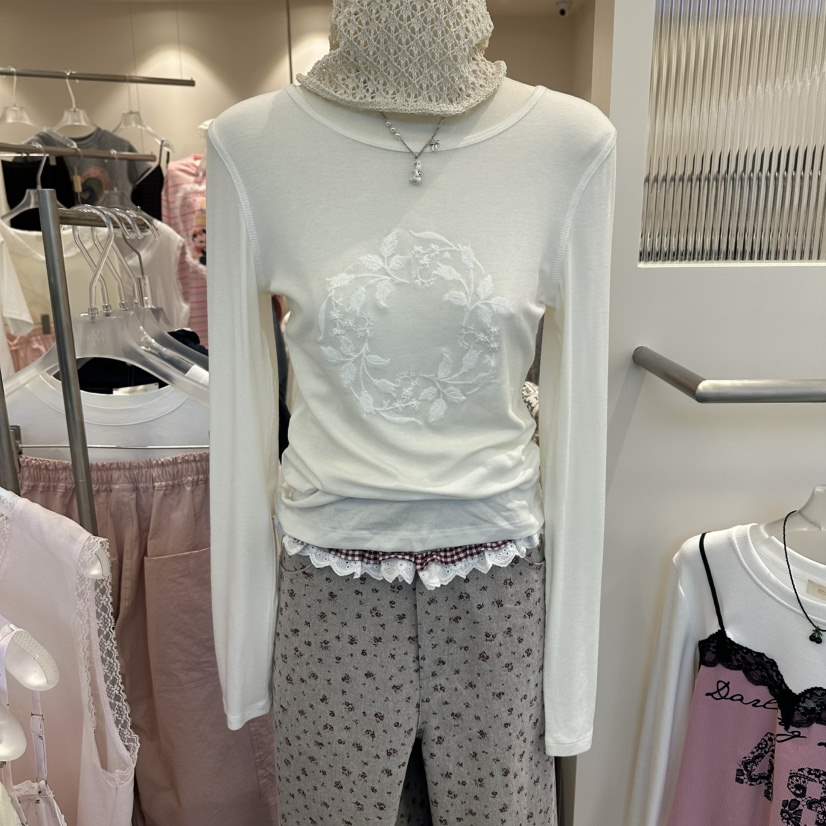 MIMME/LOOKK東大門直郵女士新款熱賣時尚休閑推薦長袖T恤MIMME/LOOKK長袖T恤