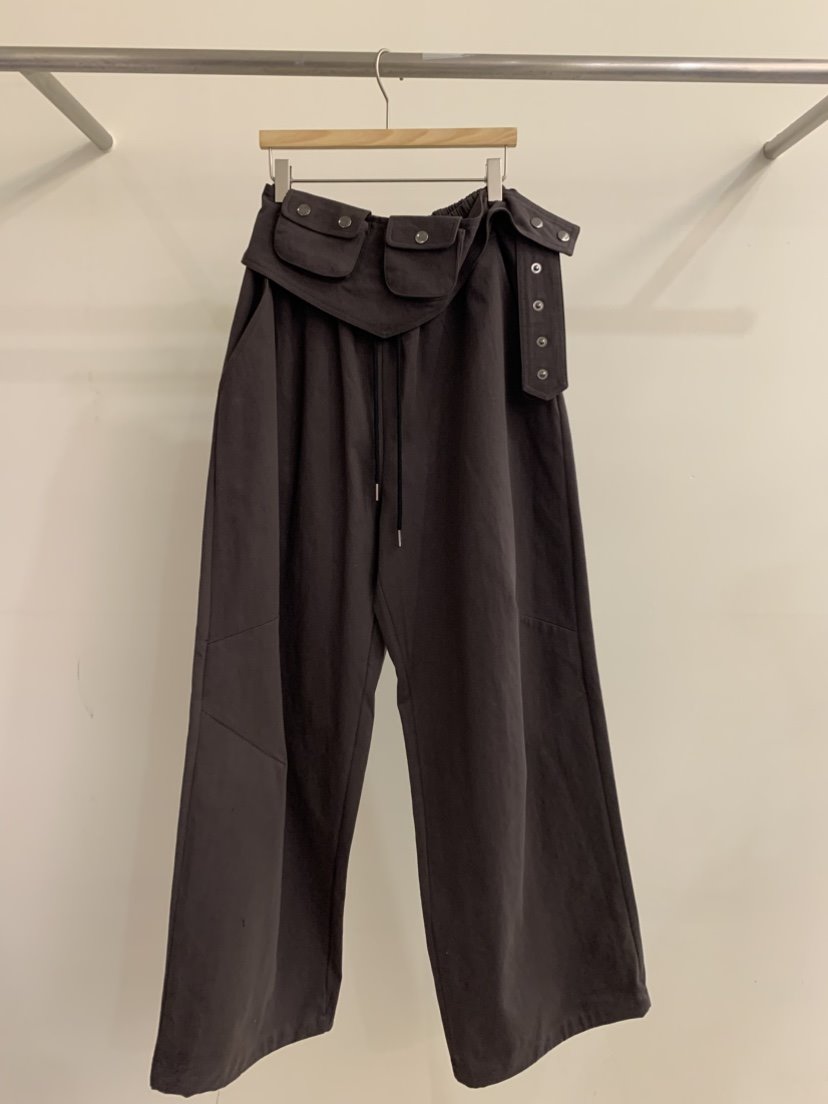 ZITTEN東大門實拍女裝新品時尚熱賣職業休閑真品休閑褲系帶ZITTEN休閑褲