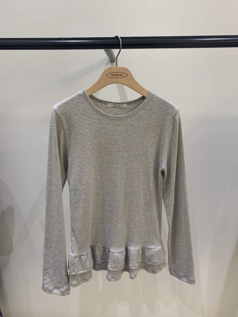 NOUVEAU東大門直郵女士新品休閑職業真品熱賣推薦長袖T恤NOUVEAU長袖T恤