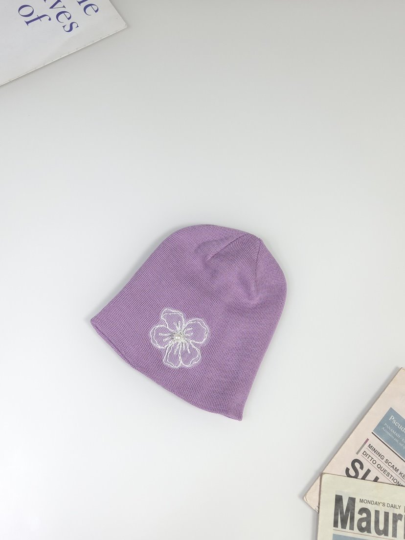 THE HAT-P東大門代購女裝新品時尚熱賣帽子蕾絲花花朵紐扣THE HAT帽子