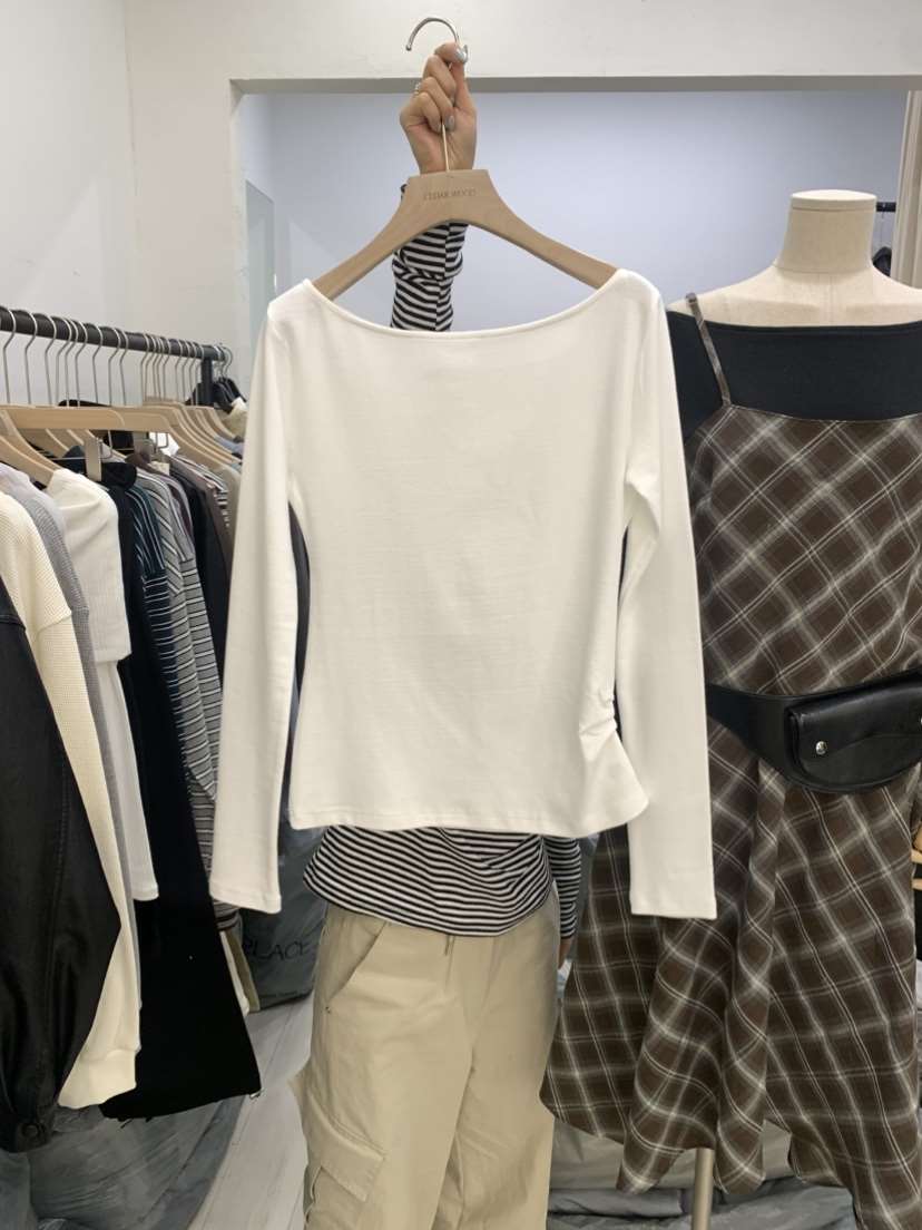 CEDARWOOD東大門實拍女裝新品人氣推薦休閑真品時尚長袖T恤CEDAR WOOD長袖T恤