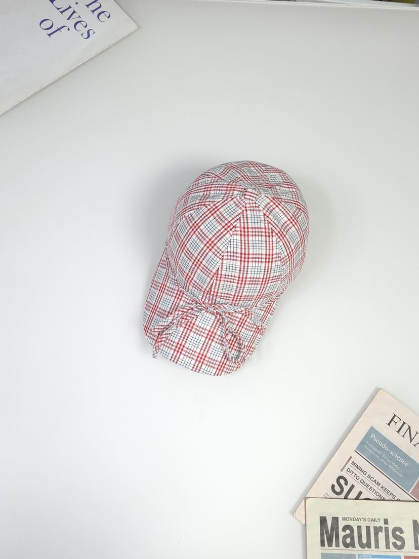 THE HAT-P東大門代購女裝新款休閑真品26春夏人氣帽子格子THE HAT帽子