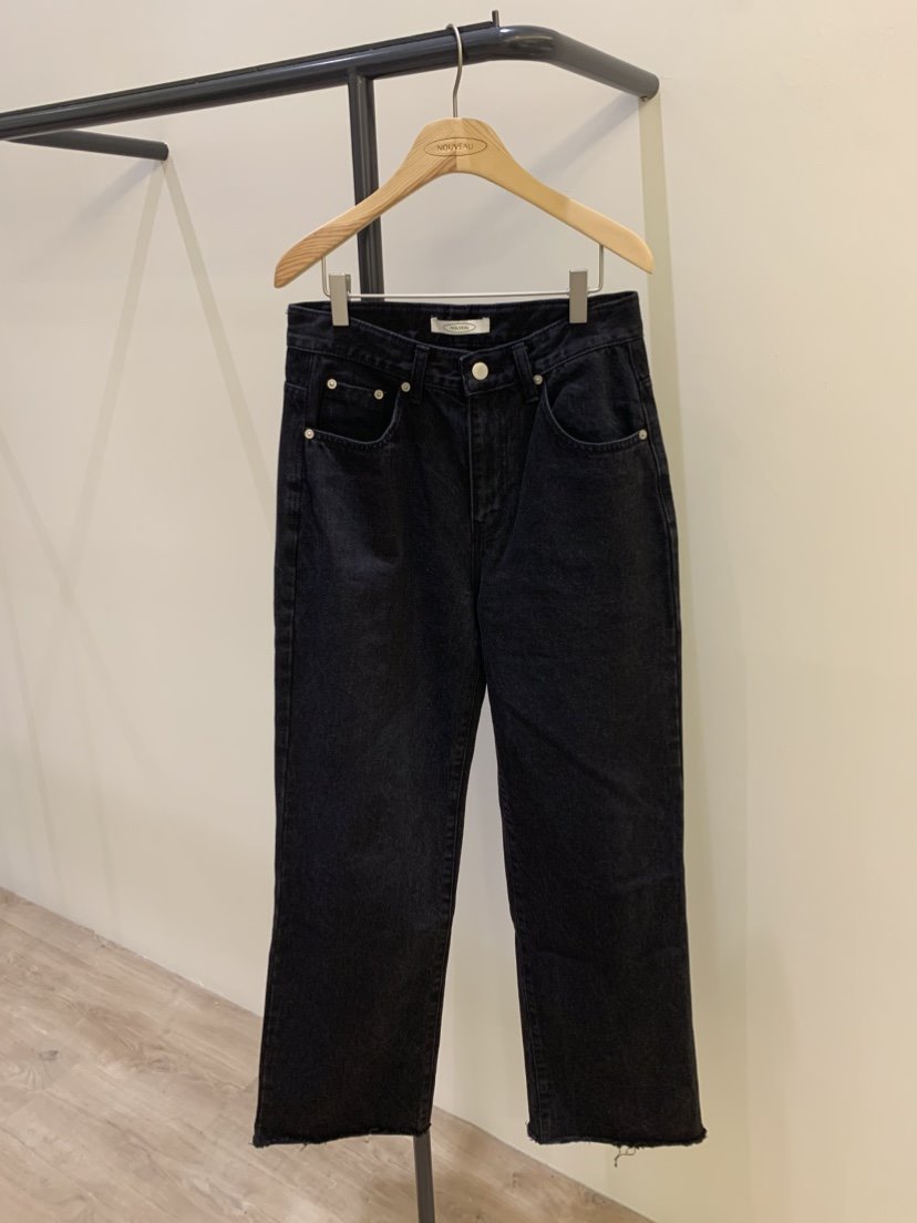 NOUVEAU東大門實拍女裝新款熱賣真品人氣推薦時尚職業牛仔褲NOUVEAU牛仔褲