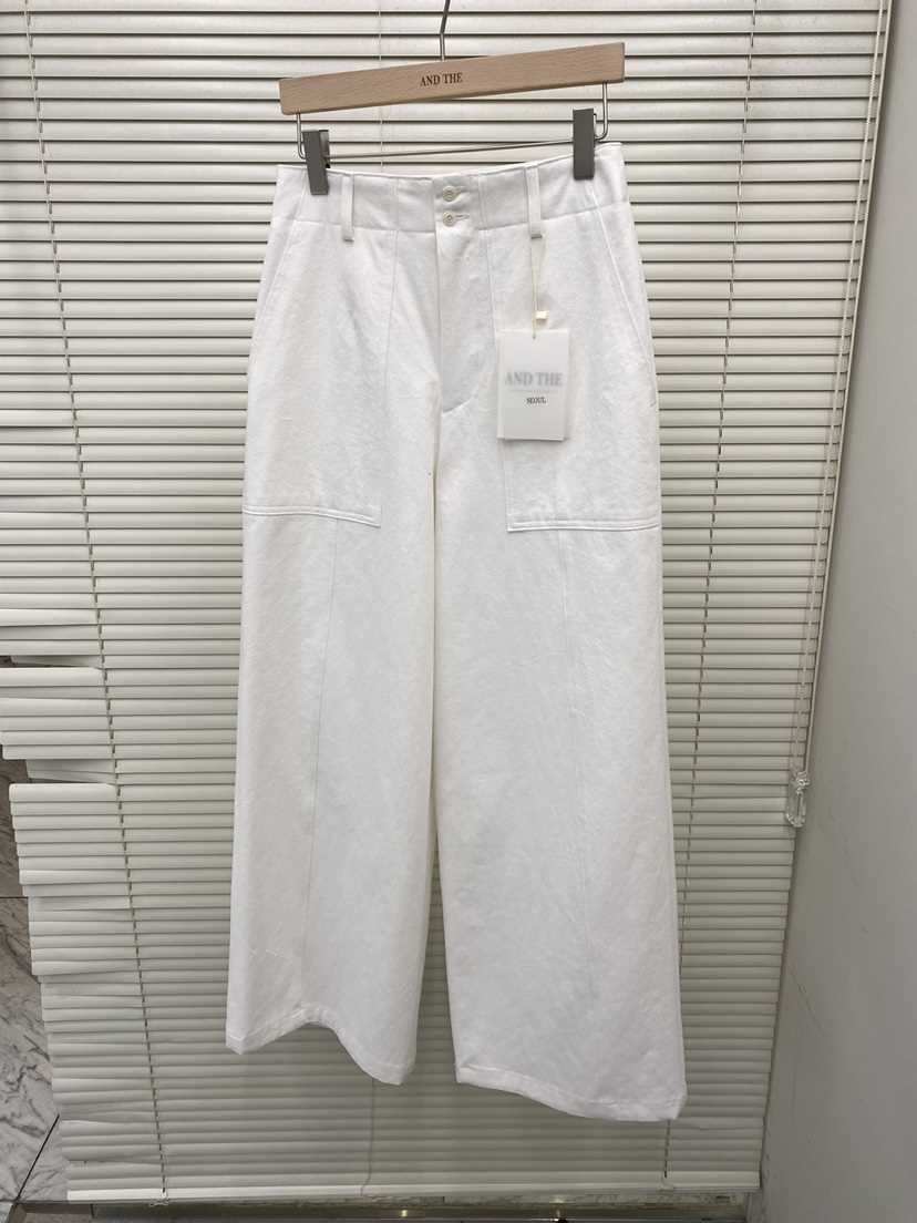 AND THE韓國代購女裝新款26春夏休閑推薦真品人氣休閑褲AND THE休閑褲