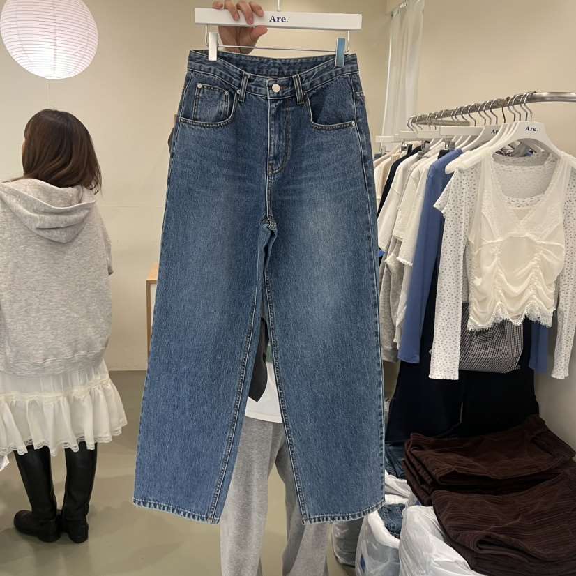 ARE東大門代購女裝新品熱賣真品職業時尚休閑人氣26春夏牛仔褲ARE YOU/ARE牛仔褲