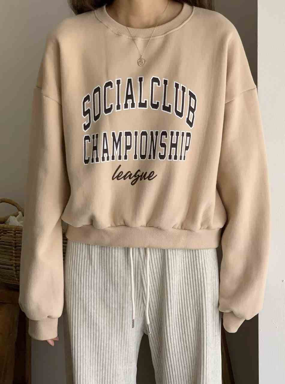 BLUSHER東大門實拍女裝新款人氣職業時尚熱賣推薦休閑衛衣BLUSHER衛衣