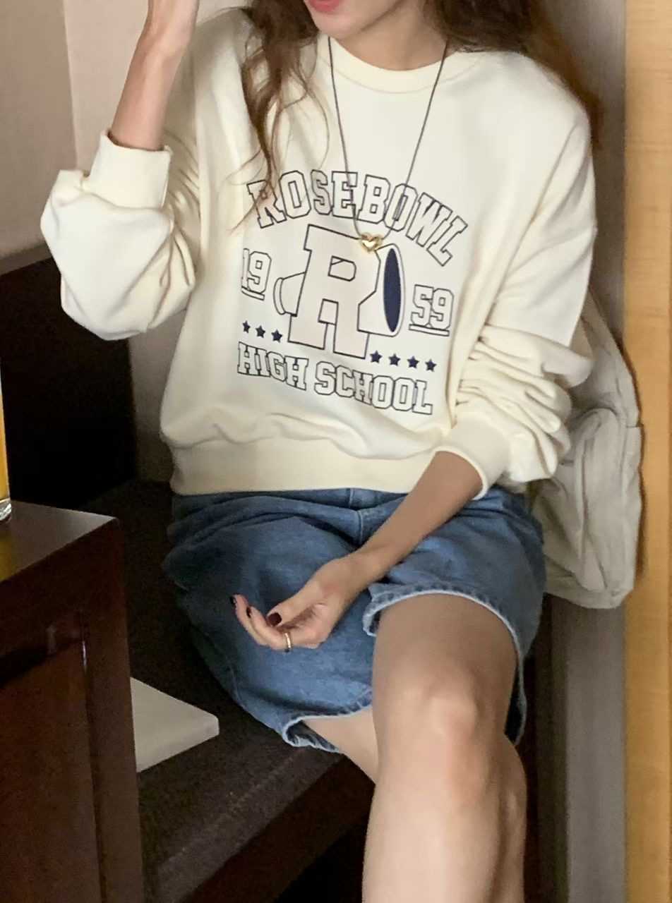 BLUSHER韓國直郵女士新品休閑真品熱賣時尚人氣26春夏衛衣BLUSHER衛衣