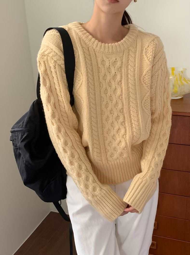 BLUSHER東大門實拍女裝新款職業休閑人氣時尚26春夏熱賣毛衣BLUSHER毛衣