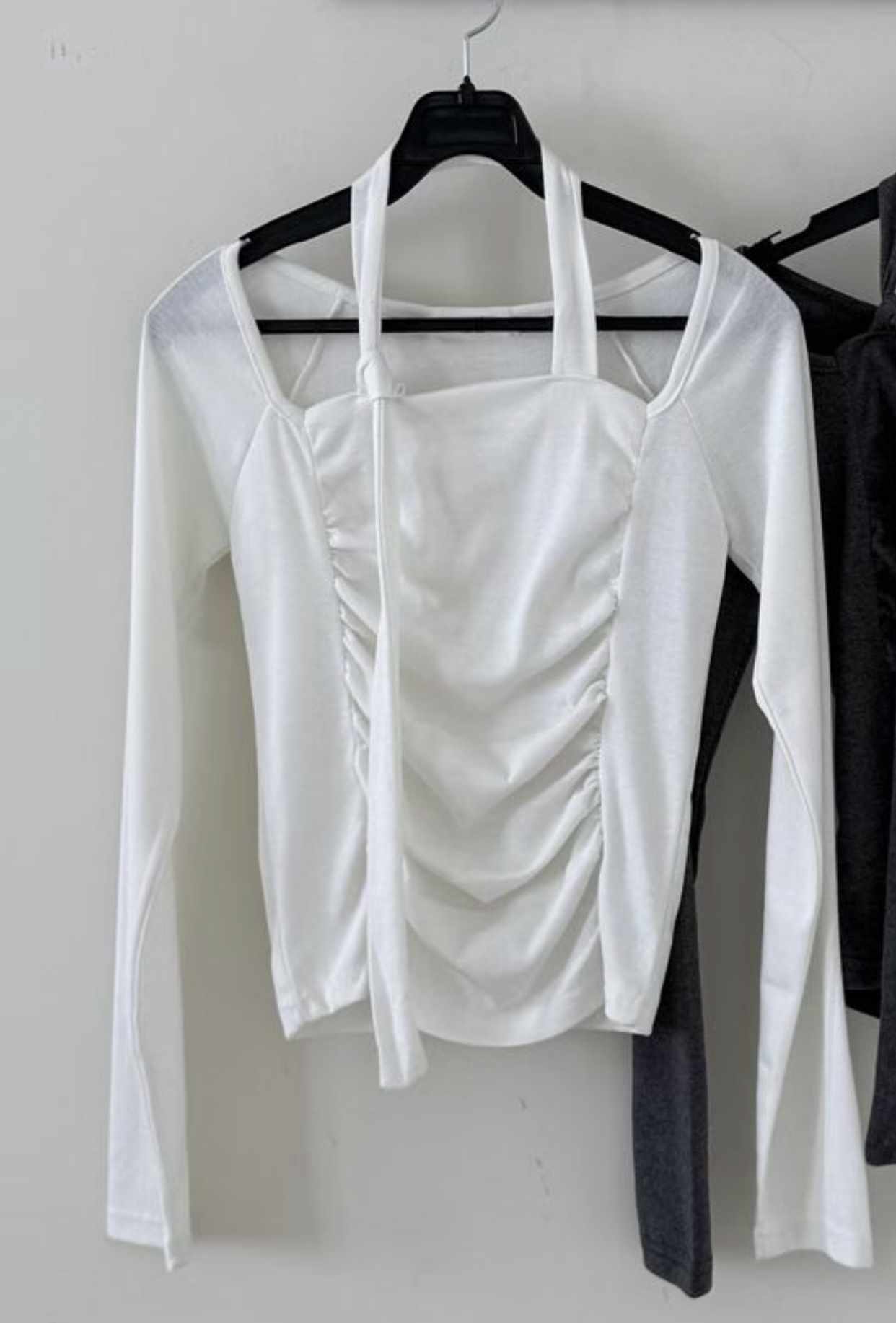 BLUSHER韓國代購女裝新品熱賣時尚26春夏人氣職業長袖T恤BLUSHER長袖T恤