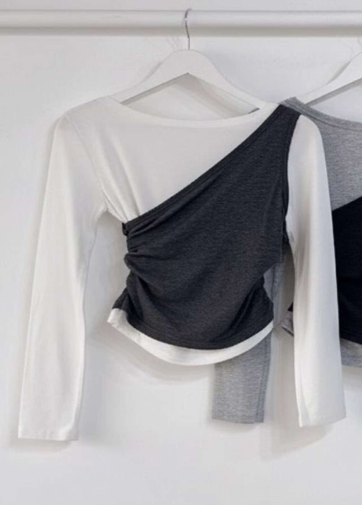 BLUSHER東大門代購女裝新品真品職業26春夏推薦休閑長袖T恤BLUSHER長袖T恤